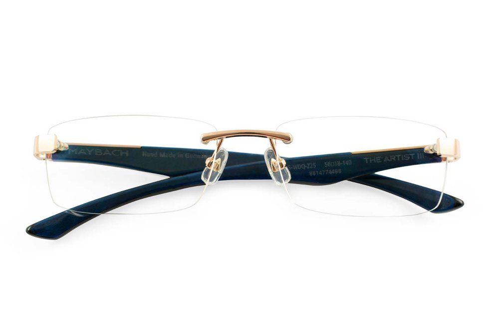 Maybach eyewear - The Artist III - Rose Gold / White Burr